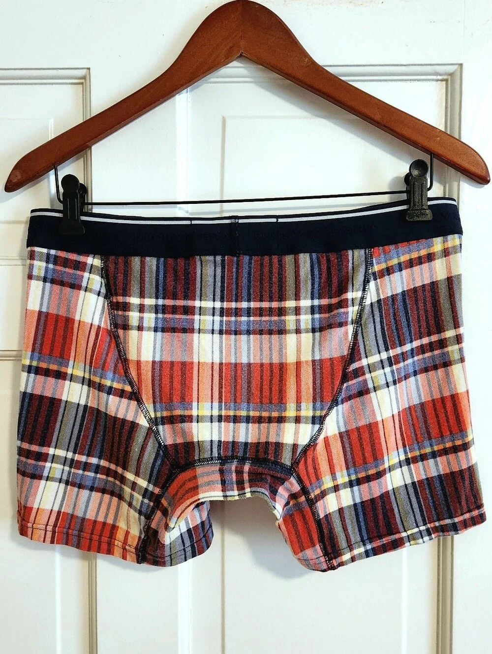 💪Lucky Brand💪 Multicolor Plaid Boxer Brief